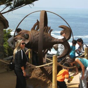 Isla Negra casa de Pablo Neruda frente al mar en la costa de Chile