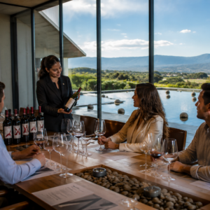 Transfer Privado Santiago a Viña VIK con llegada a la sala de degustación y vista a los viñedos