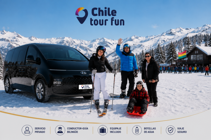 Transfer Privado Santiago → Termas de Chillán  (Solo ida)